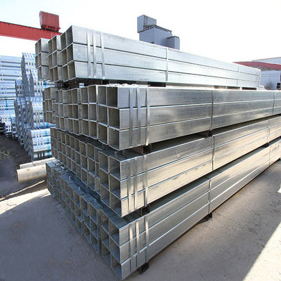 Good price Pipa cuadrada de acero galvanizado revestido con zinc para la industria Z100 Z120 Z150 Z200 10*2*6000mm en línea